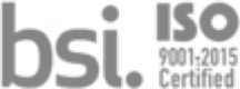 BSI ISO 9001:2015 Certified